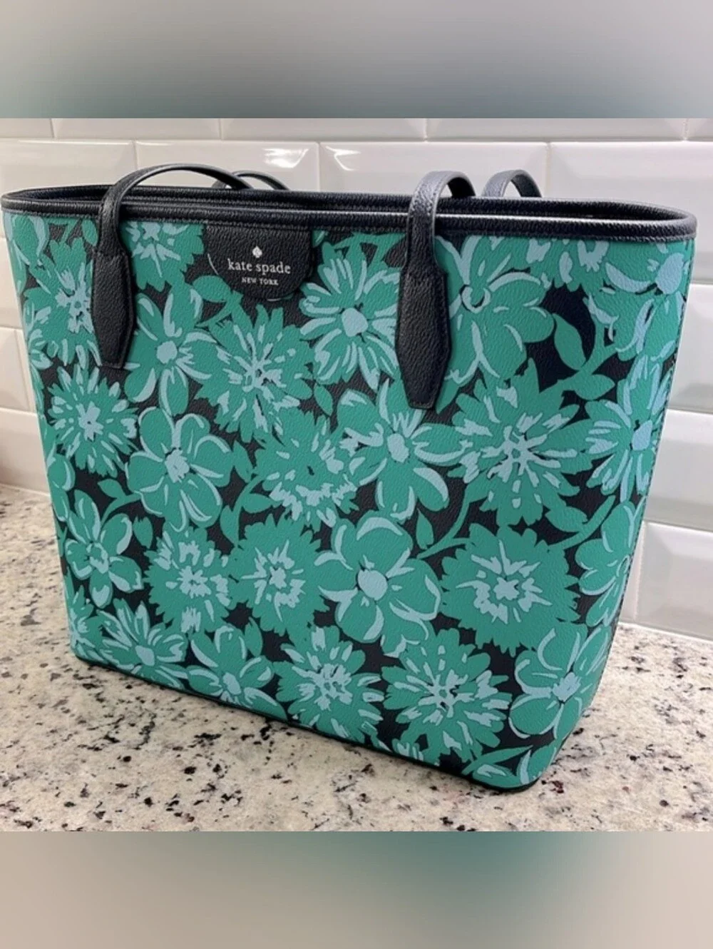 Kate Spade New York Tri Color Floral Tote – Limited Edition (style K7391)